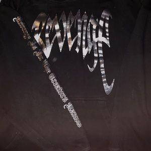 Revenge metallic hoodie